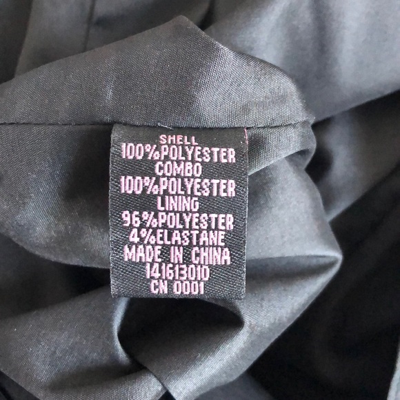 Aqua black/blue dress with pockets and sheer - Picture 8 of 9